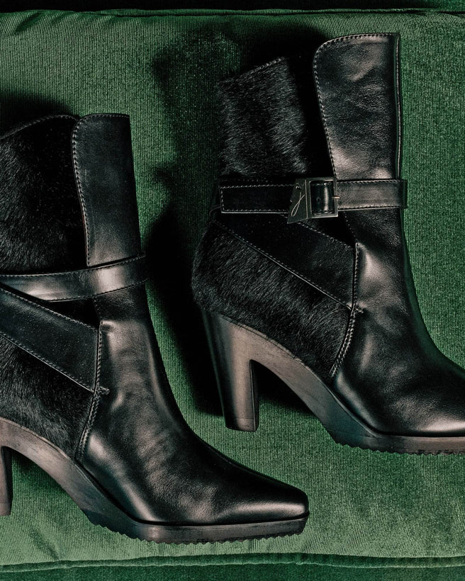 Emilia Women Ankle Boots Nero
