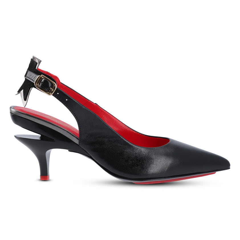 Duplex Rock Chique Slingback Black