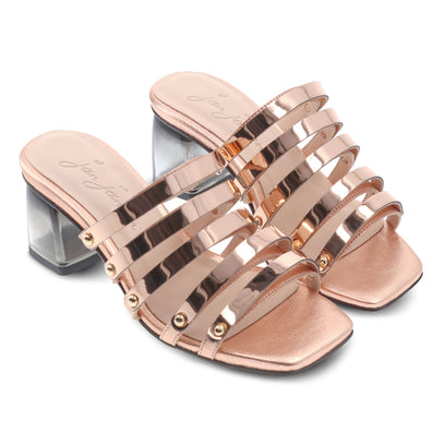 Transparant Mule Apricot