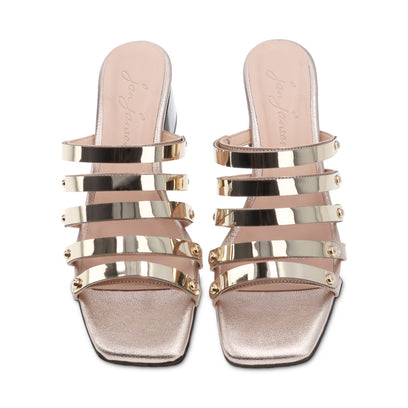 Transparant Mule Gold