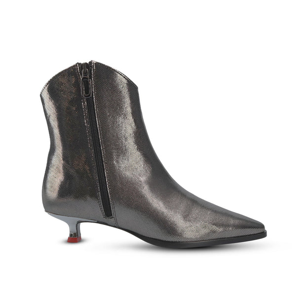 Ieniemimi Douplezip Bootie Silver Ieniemimi Douplezip Bootie Silver
