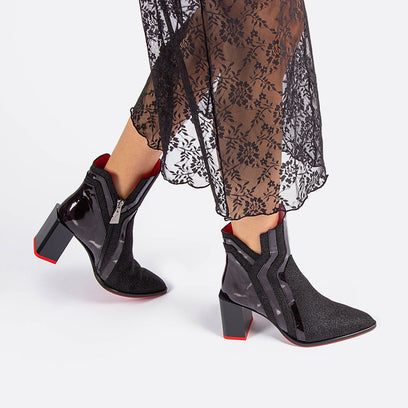 Miami Beach Women Ankle Boots Black