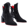 Miami Beach Women Ankle Boots Black