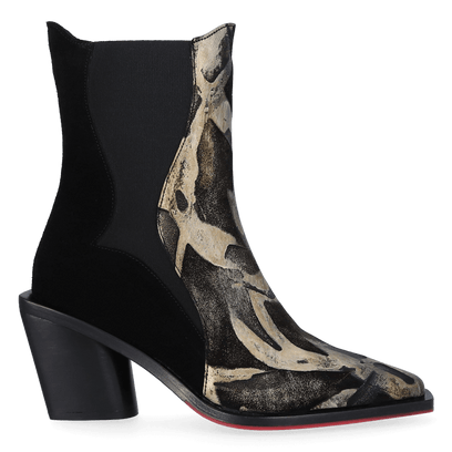 Ohio Women Ankle Boots Safari/Black