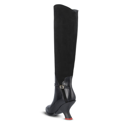 Leaning Opera Boot Black