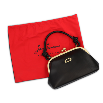 Clip Hand Bag Black