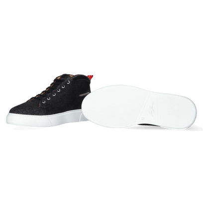 Eastwood Men's Sneakers Nubuck Cleft Black