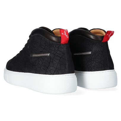 Eastwood Men's Sneakers Nubuck Cleft Black