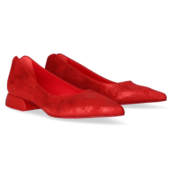 Labio Women's Flats Vilian Red