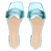 Cupido Women's Slippers Metallic Blue