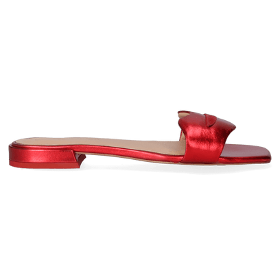 Cupido Women's Slippers Metallic Red