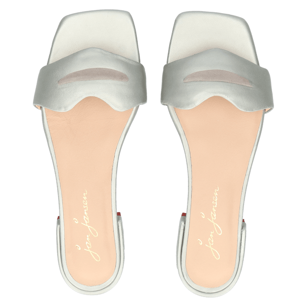 Cupido Women's Slippers Metallic Platino