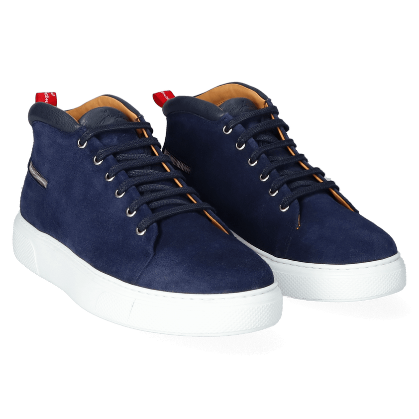 Eastwood Men's Sneakers Camoscio Blue