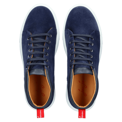 Eastwood Men's Sneakers Camoscio Blue