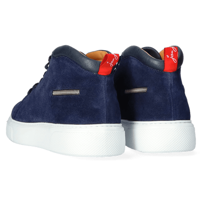Eastwood Men's Sneakers Camoscio Blue