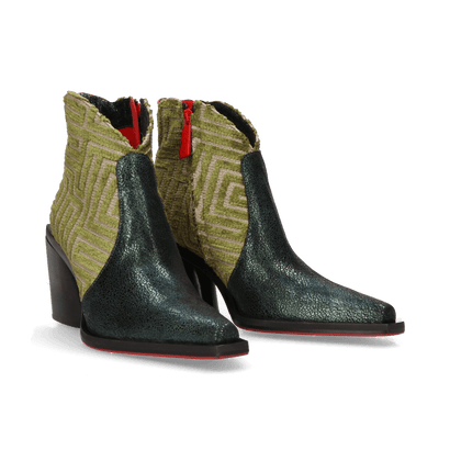 Kansas Ankle Boots Forest Green