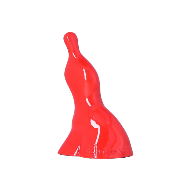 Balancing Woman Figurine Red
