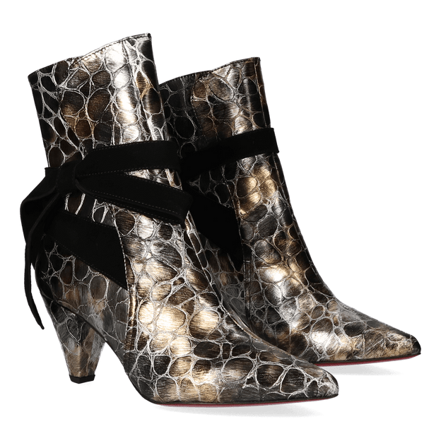 Amelie Women Ankle Boots Metal Nero
