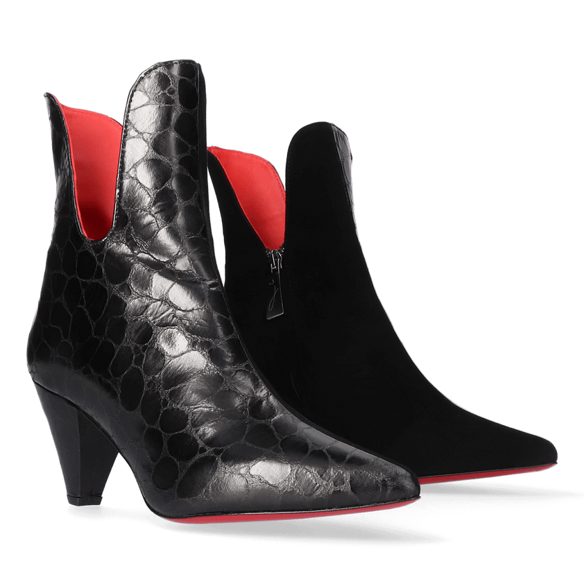 Louise Women Ankle Boots Nero